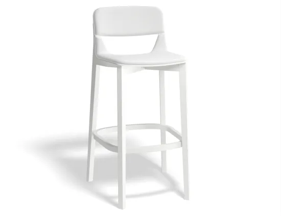 Leaf Barstool Pad Whitepigment Prince