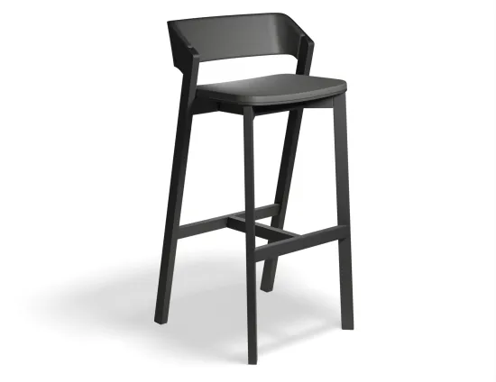Merano Barstool Seatbackpad Blackgrain Mdr