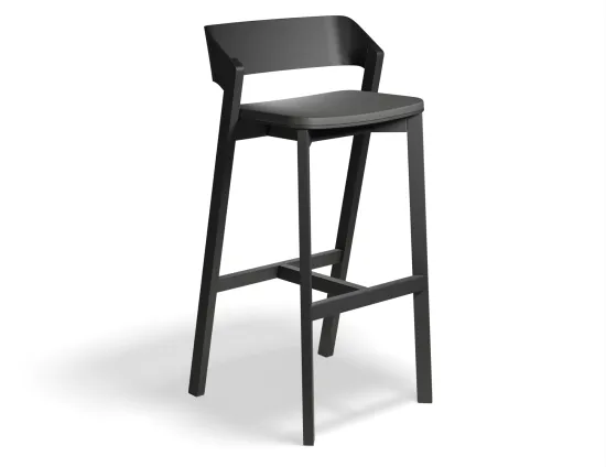 Merano Barstool Seatpad Blackgrain Mdr