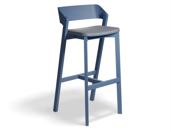 Merano Barstool Seatpad Blueberry Robo