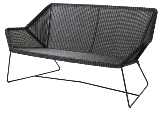 Breeze Range 2seatsofa Black