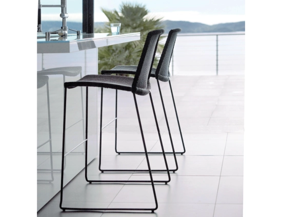 Breeze Range Bar Stool Black
