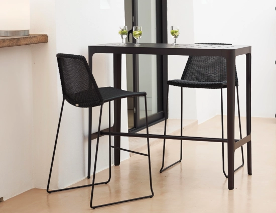 Breeze Range Bar Stool Black