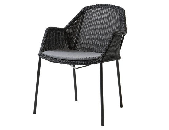 Breeze Outdoor 0027 Breeze Chair Black Grey YSN