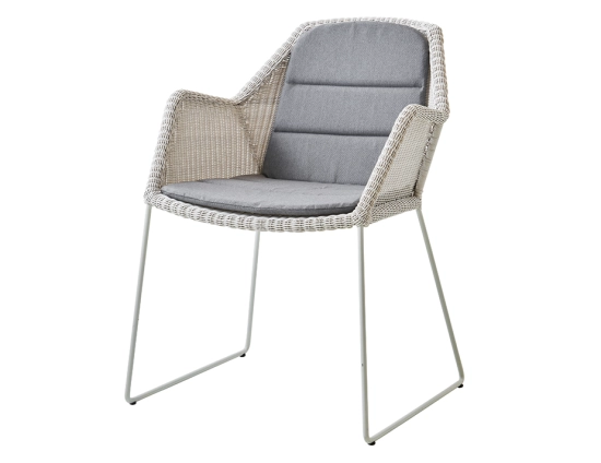 Breeze Outdoor 0019 Breeze Chair White Grey Grey YSN