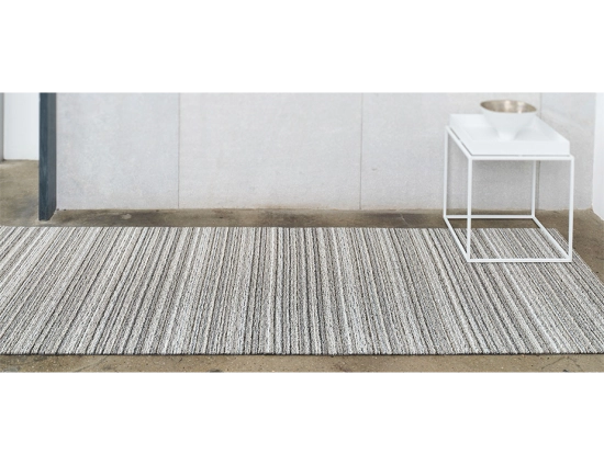 Chilewich Shag Skinny Stripe Birch Runner