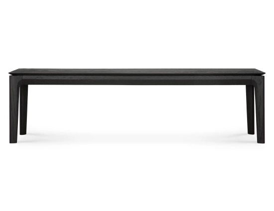0 Bok Bench Oak Black 166cm