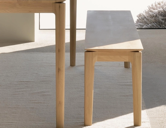 Bok Bench Oak Natural 186cm