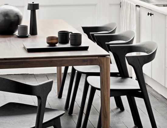 Ethnicraft Bok Dining Chair Oak Black