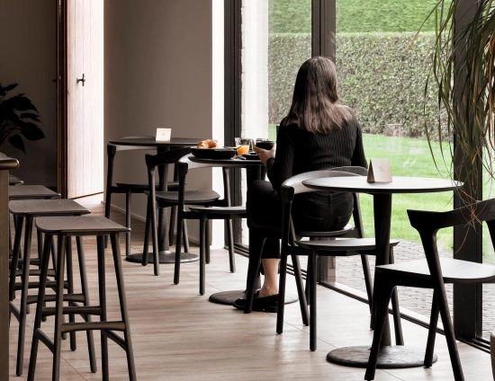 Ethnicraft Bok Dining Chair Oak Black