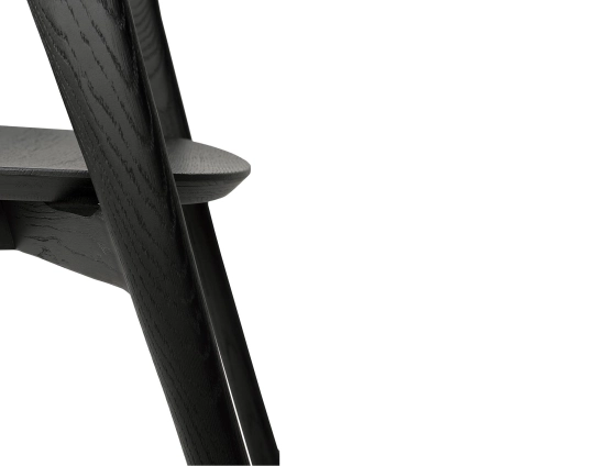 Ethnicraft Bok Dining Chair Oak Black