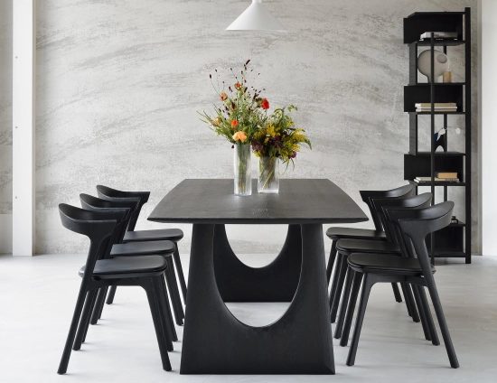 Ethnicraft Bok Dining Chair Oak Black Black