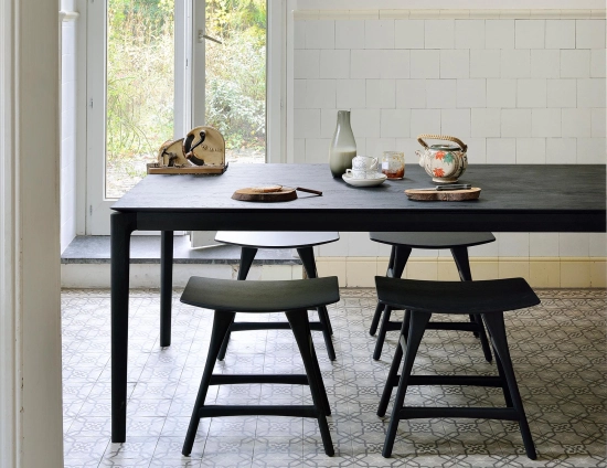 Bok Dining Table Oak Black