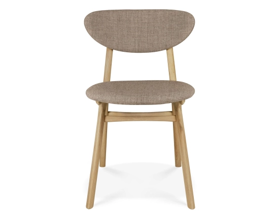 Ethnicraft Eye Dining Chair Oak Grey Fabric