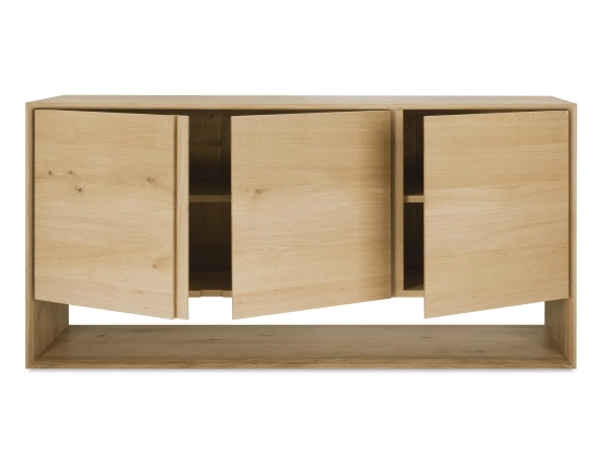 Ethnicraft Nordic Sideboard Oak Natural 3 Door
