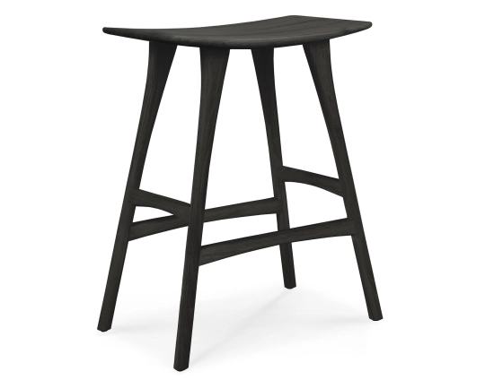 Ethnicraft Osso Counter Stool Oak Black