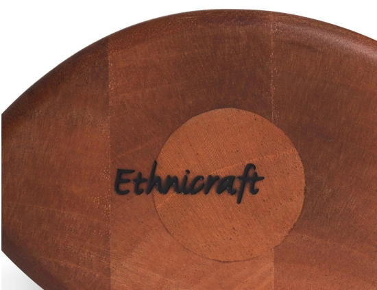 Ethnicraft Pi Bookends Mahogany Natural