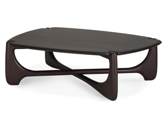 Ethnicraft Pi Coffee Table Mahogany Dark Brown 134cm