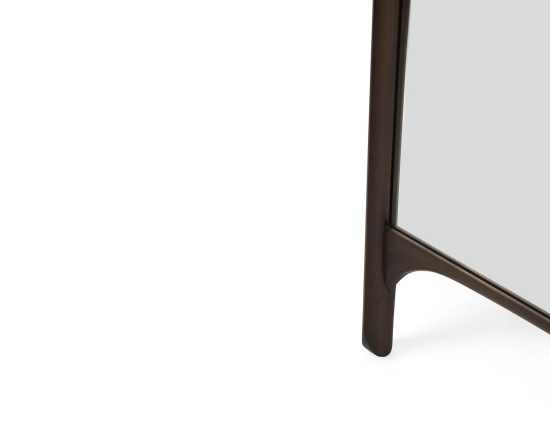 Ethnicraft Pi Floor Mirror Mahogany Dark Brown