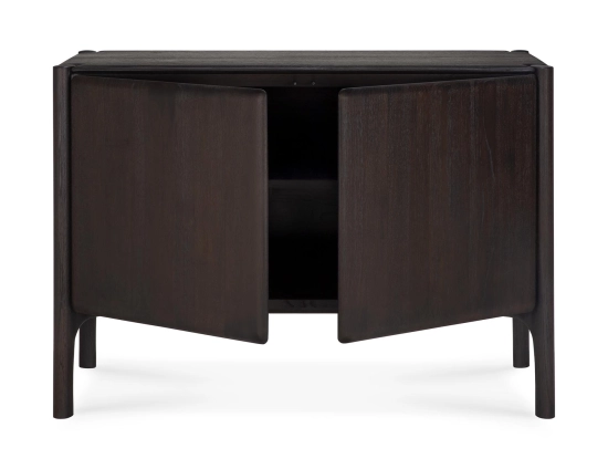 Ethnicraft Pi Sideboard Teak Dark Brown 2 Doors