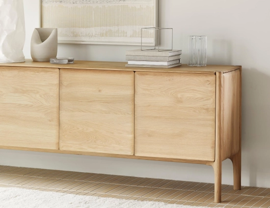 Ethnicraft Pi Sideboard Oak Natural 3 Door