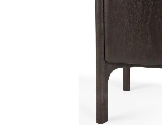 Ethnicraft Pi Sideboard Dark Brown Feature