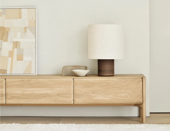 Ethnicraft Tv Unit Oak Natural 242cm