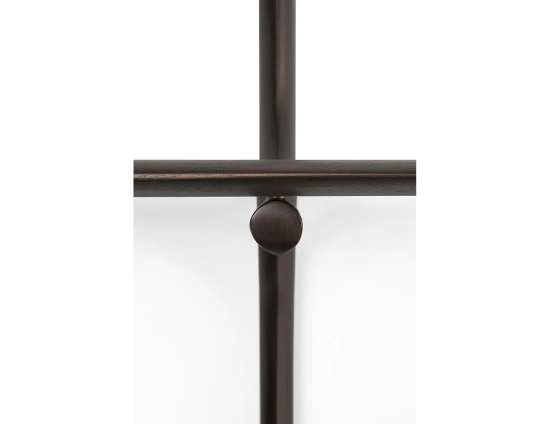 Ethnicraft Wall Shelf Mahogany Dark Brown Feature