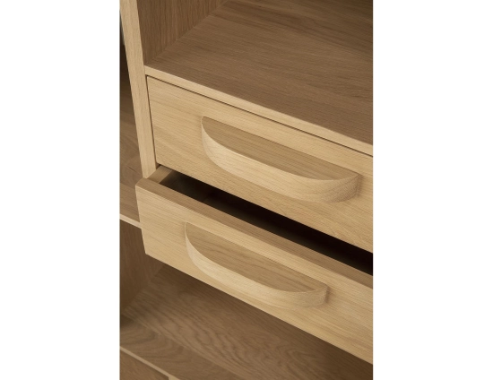 Ethnicraft Pirouette Bookcase Oak Natural