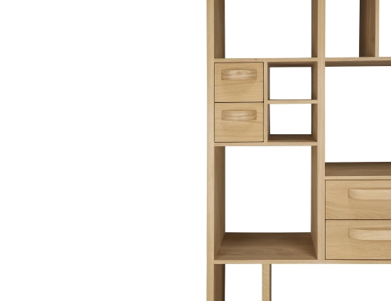 Ethnicraft Pirouette Bookcase Oak Natural