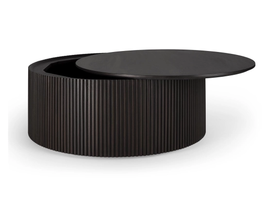 Ethnicraft Roller Max Coffee Table Mahogany Brown 80cm