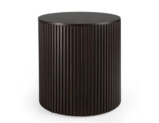 Ethnicraft Roller Max Side Table Mahoganhy Brown