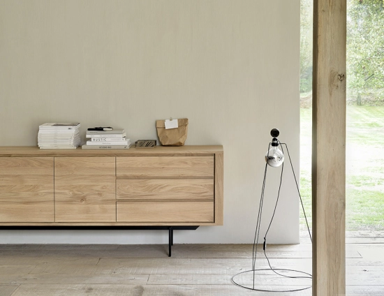 Ethnicraft Shadow Sideboard With Drawers 180cm