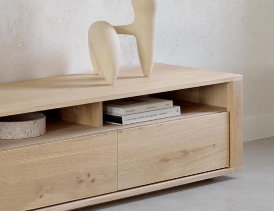 Ethnicraft Shadow Tv Unit Oak Natural 140cm
