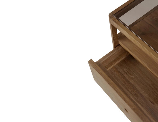 Ethnicraft Spindle Bedside Table Teak Natural