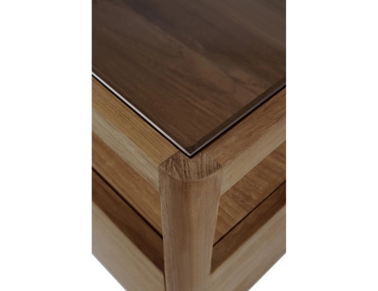 Ethnicraft Spindle Bedside Table Teak Natural