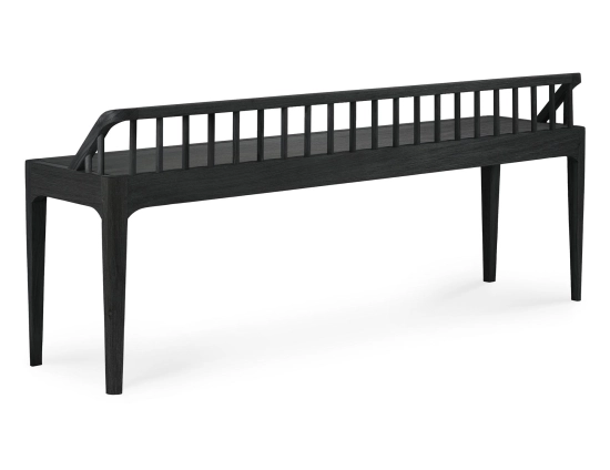 Ethnicraft Spindle Bench Oak Black