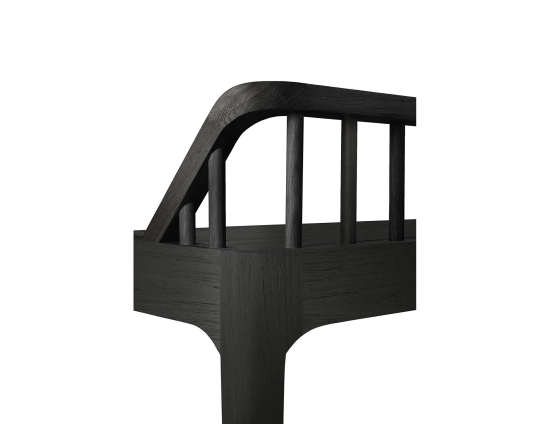 Ethnicraft Spindle Bench Oak Black