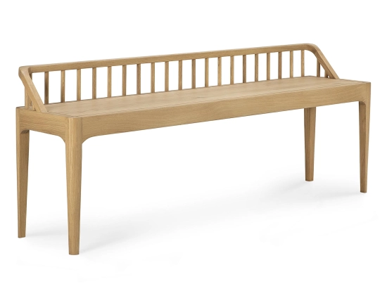 Ethnicraft Spindle Bench Oak Natural