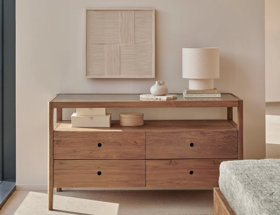 Ethnicraft Spindle Dresser Teak Natural