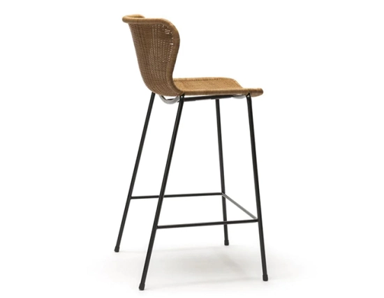 C603 Stool Natural Rattan Slimit
