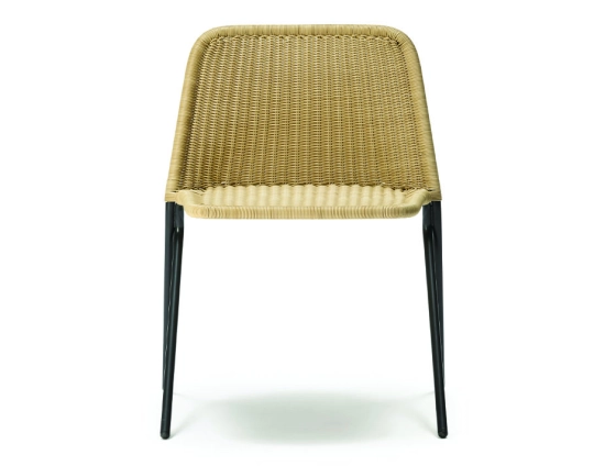 Kaki Chair Charcoal Wheat Poly