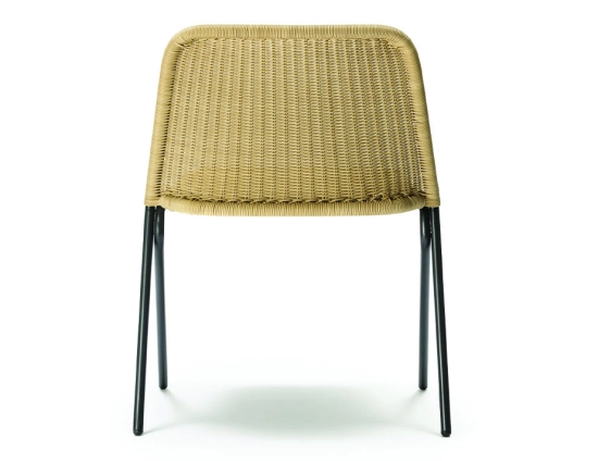 Kaki Chair Charcoal Wheatpoly