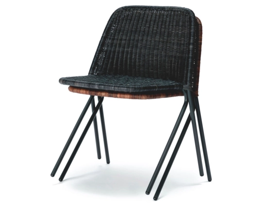 Kaki Dining Chair Charcoal