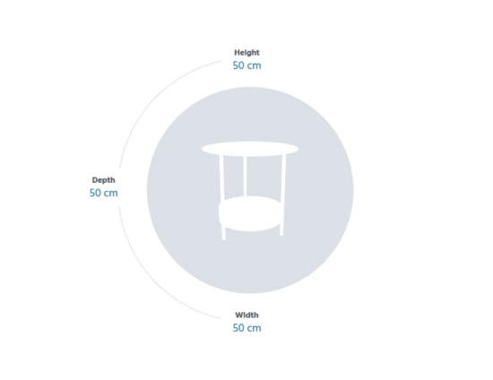 Salsa Side Table Specs