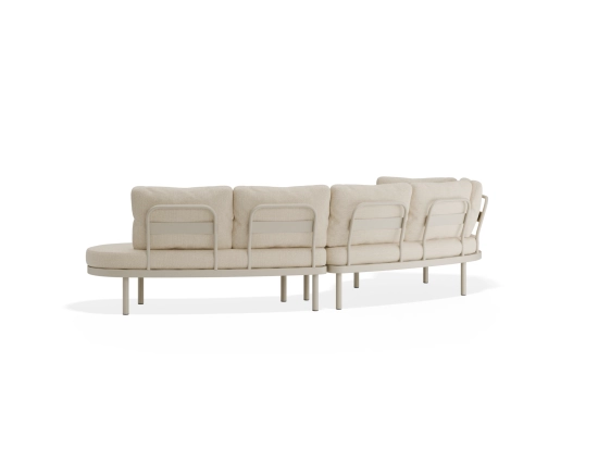 Aluna Outdoorsofa Configa Flipped Latte Husk