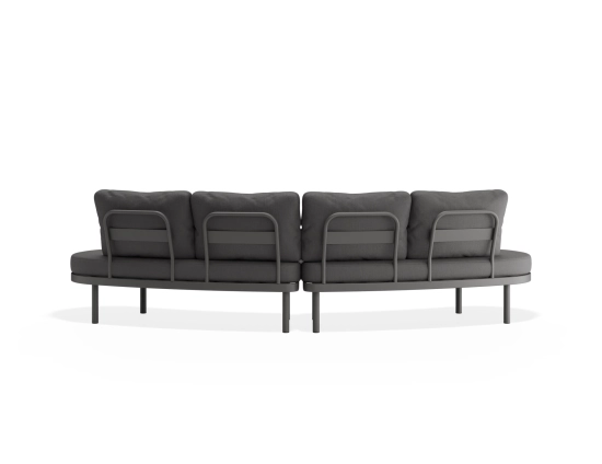Aluna Outdoorsofa Configb Charcoal Darkgrey