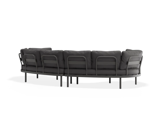 Aluna Outdoorsofa Configc Charcoal Darkgrey
