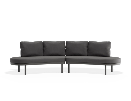 Aluna Outdoorsofa Configb Charcoal Darkgrey