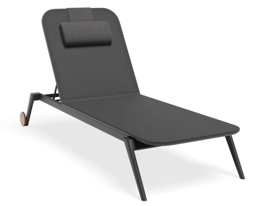 Amalfi Sunlounge Slingcushion Charcoal